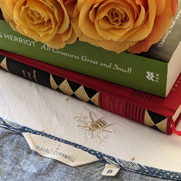 Seasalt Cornwall Veryan Shift Dress, US 4, Blue - Picture 8 of 10